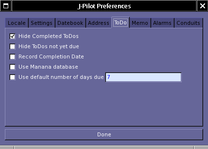 Preferences Screenshot 1